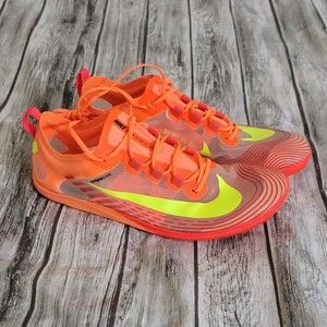Nike Zoom Victory 5 XC Track Spikes Bright Orange Volt Men's Size 7 AJ0847-801